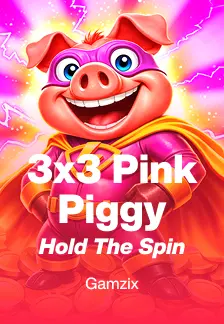 3x3 Pink Piggy: Hold the Spin